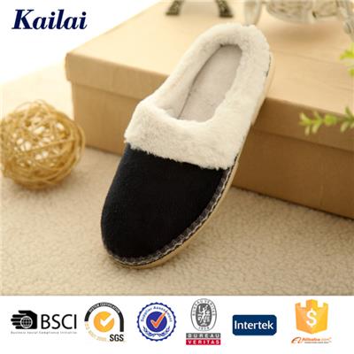Suede Fabric Slippers