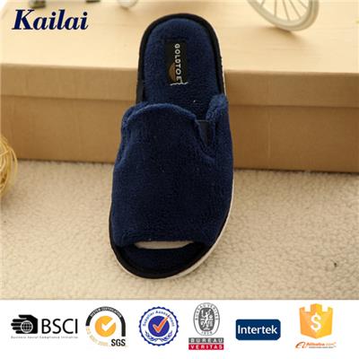 Coral Fleece Open-toed Slipper