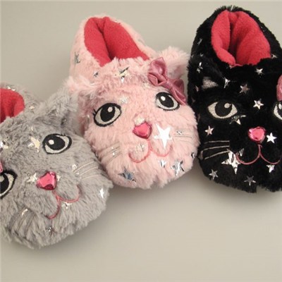 Funny Cute Cat Audit Plush Indoor Slipper