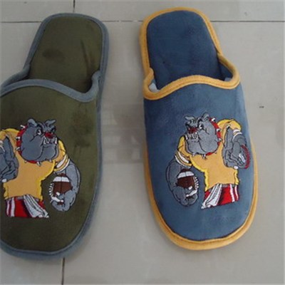 HOT Sale 100% Washable Cotton Promotional Slippers For Men