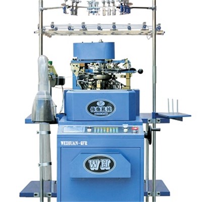 WH-6F-B 3.75' Inch Computerized Terry And Plain Double-use Socks Knitting Machine