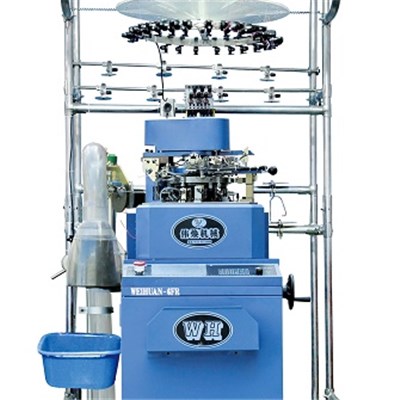 WH-6F-D 4'inch Computerized Terry And Plain Double-use Socks Knitting Machine