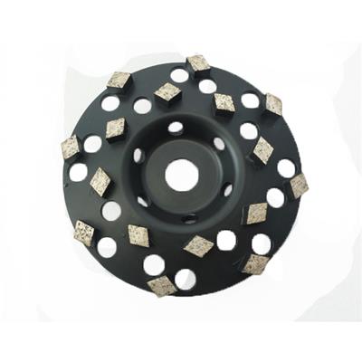 Rhombus Segment Concrete Grinding Diamond Cup Wheel DGW-L150