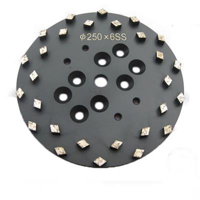 10 Inch Concrete Grinding Metal Bond Diamond Grinding Disc DGW-K250A