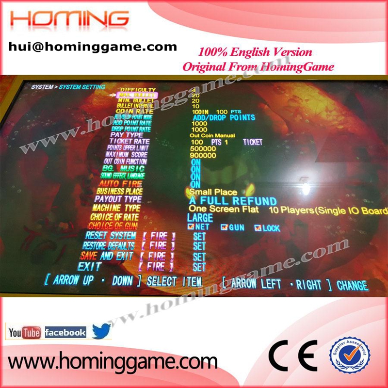 High Quality tiger strike fishing game machine / fire Kylin fishing game machine / fishing game 