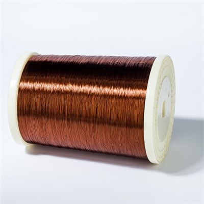 Solerable Polyurethane Enamelled Round Copper Wire Overcoated With Polyamide Class 130