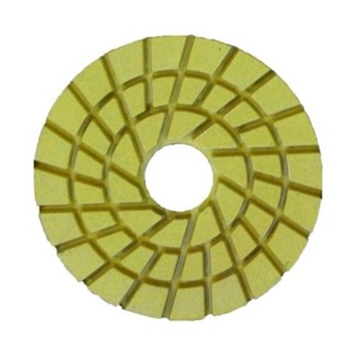 Sprial Diamond Resin Bond Velcro Floor Polishing Pads For Terrazzo DMY-14