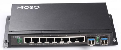 100M 10 Ports Combo Uplink Industrial Switch