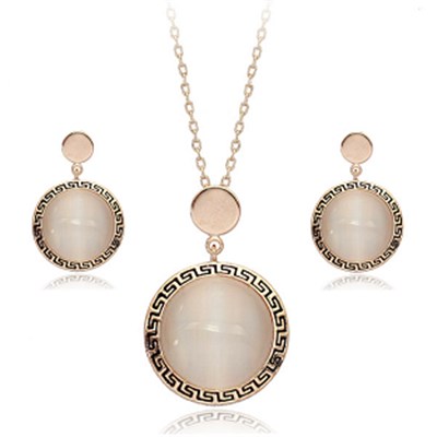 Opal Jewelry Set