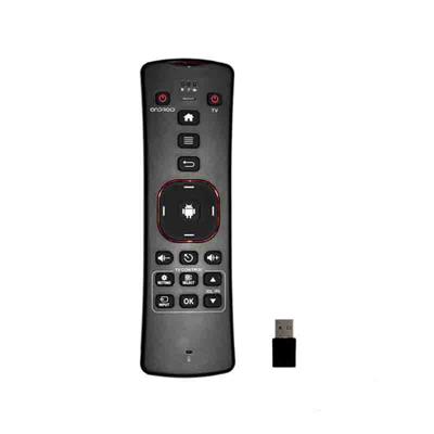 2.4g Wireless Qwerty Keyboard Air Mouse Remote Control For Smart TV