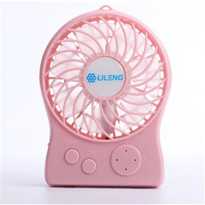 3inch Rechargeable Fan With Colorful Light（Lileng-839)