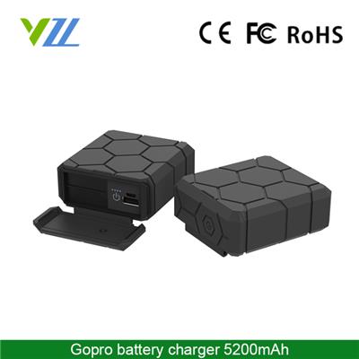 Mini Waterproof Battery Charger For Gopro Hero 3/4 With Power Bank
