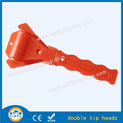 Double Tip Heads Car Emergency Hammer