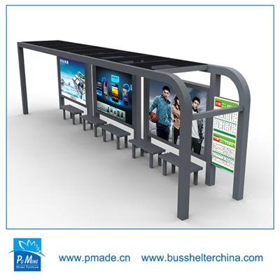 urban outdoor ad tempered galss bus stop shelter,with 32 years' experience