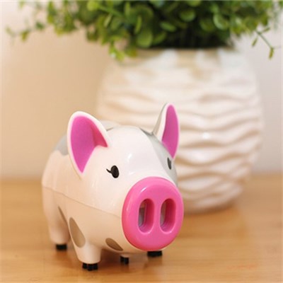 Portable Lovely Pigs Cartoon Mini Desk Dust Cleaner Vacuum Cleaner (M307)