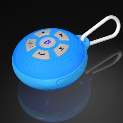 Bluetooth Shower Speaker, Waterproof Wireless Bluetooth Stereo Speaker Built-in Mic For Speakerphone-Portable Stream Radio Fm Pairs With All Smartphones-- Music & Fun Indoor & Outdoor
