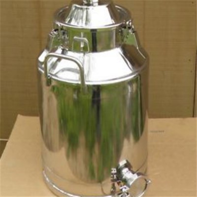 8 Gal Milk Can Boiler With Triclamp Element Ports