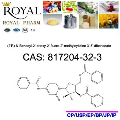 2''-Deoxy-2''-fluoro-2''- Methyl-N-(phenylcarbonyl) Cytidine 或 (2''R)-N-Benzoyl-2''-deoxy-2''-fluoro-2''-Methylcytidine 3'',5''-dibenzoate