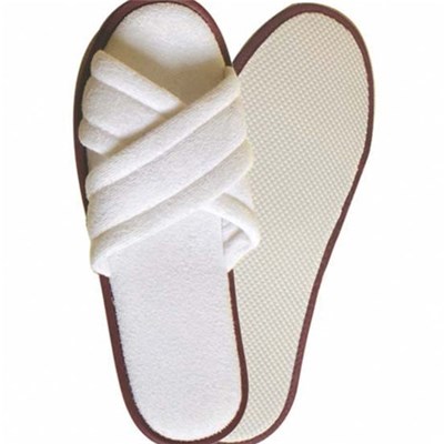 Cheap Soft Towel Strap Hotel Slipper