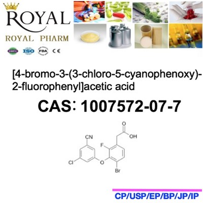 [4-bromo-3-(3-chloro-5-cyanophenoxy)-2-fluorophenyl]acetic Acid