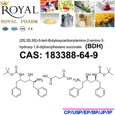 (2S,3S,5S)-5-tert-Butyloxycarbonylamino-2-amino-3-hydroxy-1,6-diphenylhexane Succinate