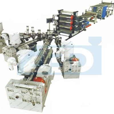 PE,PP,ABS ,PS,PMMA,ASA,HIPS Mono Or Multi Layer Sheet Production Line