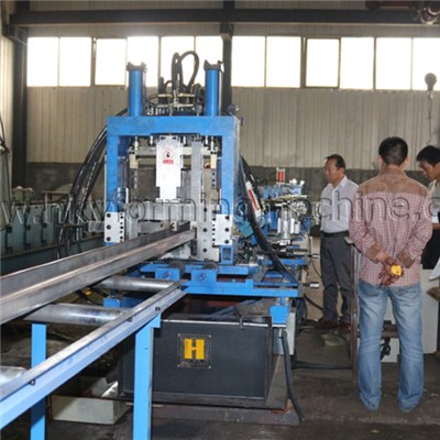 CZ Shaped Automatic Exchange Metal Steel Frame Roofing Purlin Roll Forming Machine