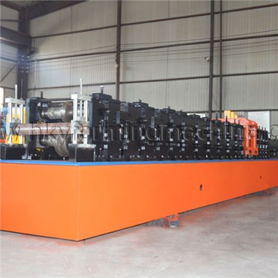 L Shape Automatic Steel Purlin Roll Forming Machine With PLC Control System