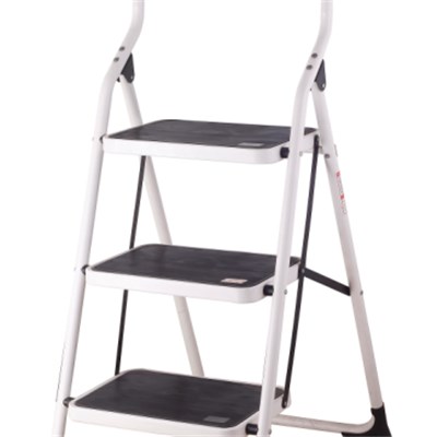 3 Steps Steel Household Ladder With EN14183