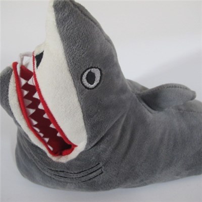 Plush Animal Slippers Fun Feet Shark Soft Cozy Warm