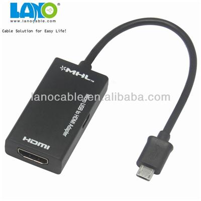 Micro Male To HDMI MHL Adapter