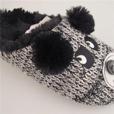 2016 New Arrival Cartoon Design Cashmere Slipper