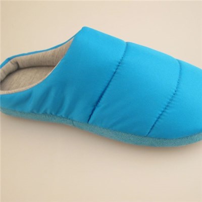 Fashion Nylon Taffeta With Stuffed Women Slippers