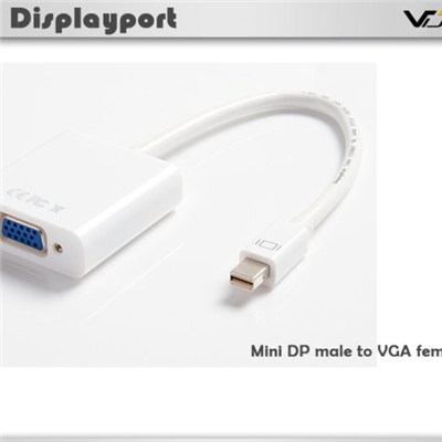 Mini DP To VGA Female Adapter