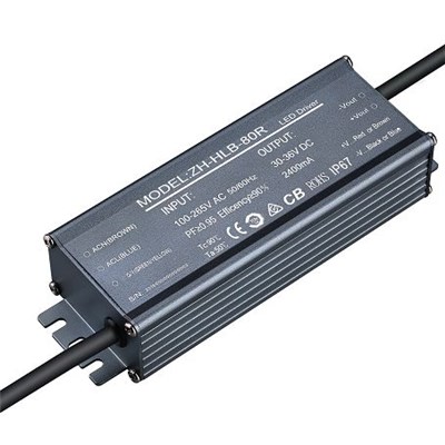 80w Ip67 Led Driver For High Bay Light