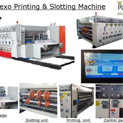 MJZX-6 High Speed Flexo Printing And Slotting Machine (Kick Feeder)