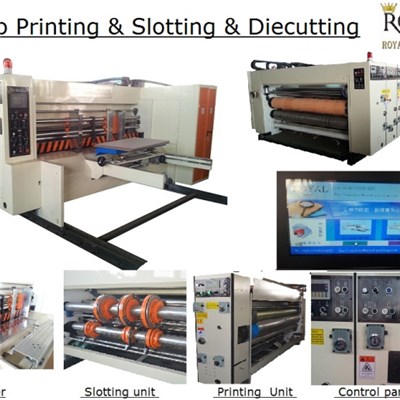 MJZX-1 High Speed Flexo Printing, Slotting And Die-cutting Machine