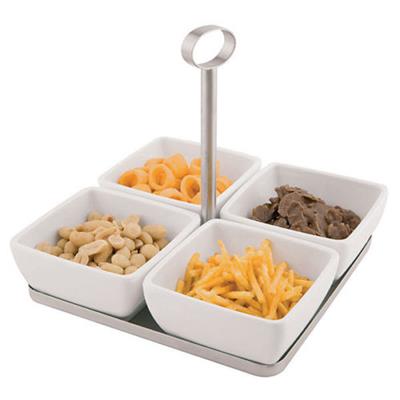 Melamine Snack Tray Set