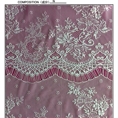 Knitted Eyelash Lace Fabric (E1207)