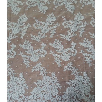 Best Cord Embroidery Patterns Bridal Lace Fabric (w9025)