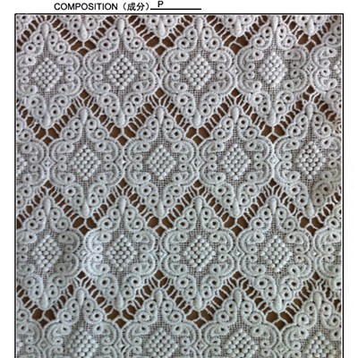 White Polyester Lace Fabric By The Yard(S8096)