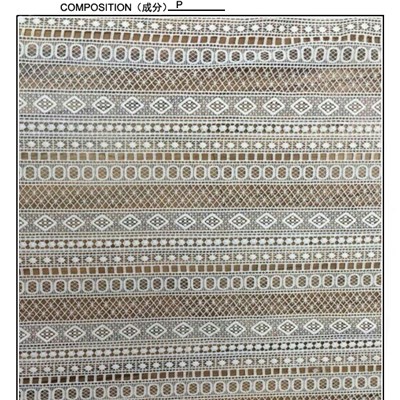 White Thick Embroidery Lace Fabric By The Yard (S8062)