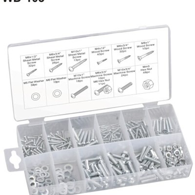 347PC METRIC BOLT AND NUTS ASSORTMENT
