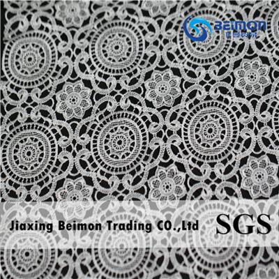 100% Polyester Embroidery Lace LS132