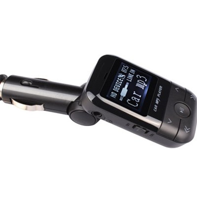 Car MP3 Play Steering Wheel Bluetooth Fm Transmitter Car Kit With SD MMC USB Disk （FM24B)