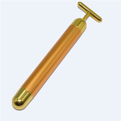 Supply 24K golden beauty bar for slimming face T-beauty bar facial roller massager Skincare Wrinkle Instrument