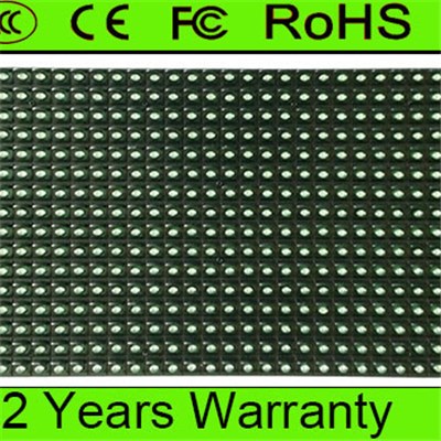 P10 Outdoor Green Color Banner LED Display Module