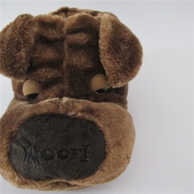 Hot Sale Plush Dog Slipper For Ladies Home Slipper