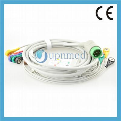 Medtronic Physio-control Compatible 10 Lead EKG Cable