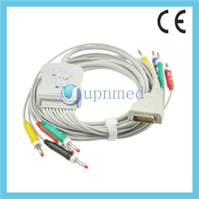 GE MAC500 Compatible 10 Lead EKG Cable